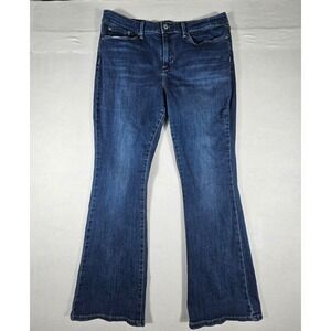 Signature by Levi Strauss Women Mid Rise Bootcut Jean Dark Wash Blue 16S W33 L30